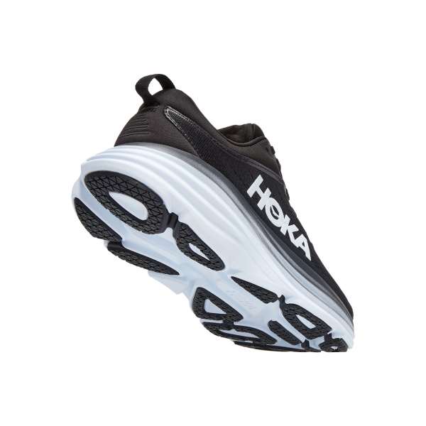 Hoka Bondi 8 Wide - Black/White