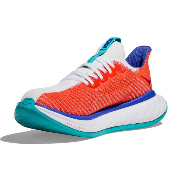Hoka Carbon X 3 - White/Flame