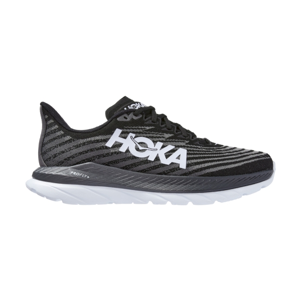 Men's Performance Running Shoes Hoka Mach 5 Wide  Black/Castlerock 1136677BCSTL