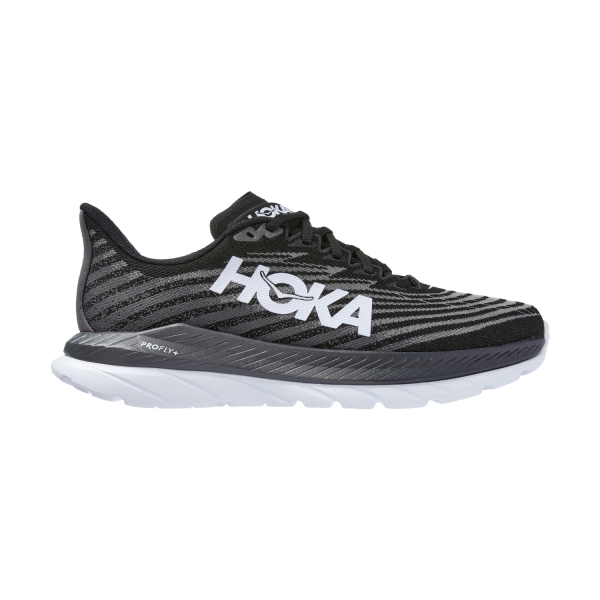 Scarpe Running Performance Uomo Hoka Mach 5 Wide  Black/Castlerock 1136677BCSTL