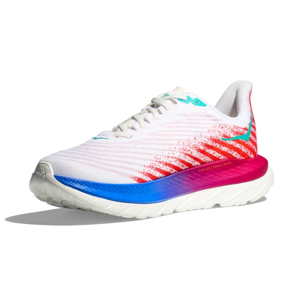 Hoka Mach 5 - White/Flame