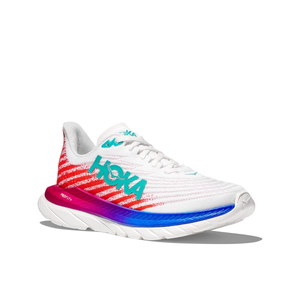 Hoka Mach 5 - White/Flame