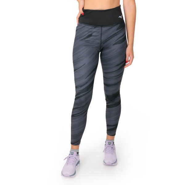 Pantalon y Tights Running Mujer Mizuno Mizuno 7/8 Printed Tights  Black  Black 