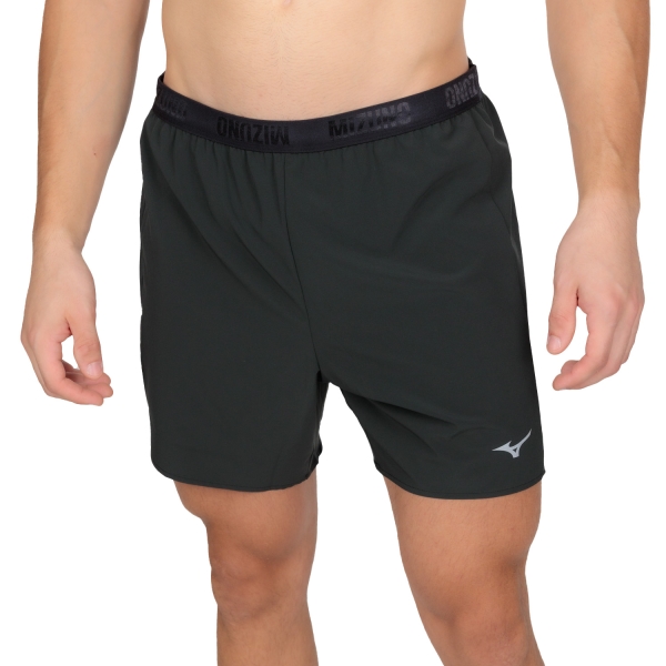 Men's Running Shorts Mizuno Alpha 5.5in Shorts  Black J2GBA00309