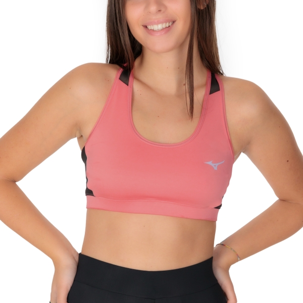 Women's Sports Bra Mizuno Mizuno Alpha Sports Bra  Sunkissed Coral  Sunkissed Coral 