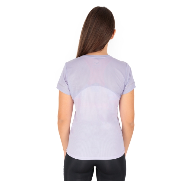 Mizuno Dryaeroflow Logo Camiseta - Pastel Lilac