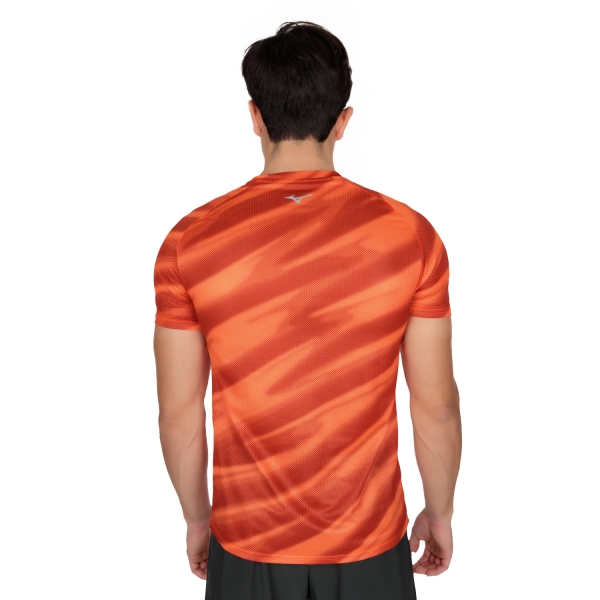 Mizuno Dryaeroflow Graphic Print Camiseta - Soleil