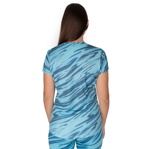 Mizuno Impulse Core Graphic T-Shirt - Maui Blue