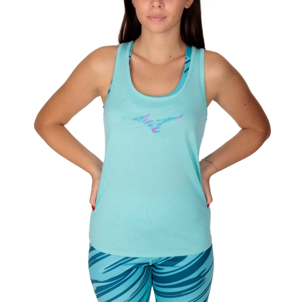 Women's Running Tank Mizuno Impulse Core Wide Tank  Antigua Sand J2GAA20623