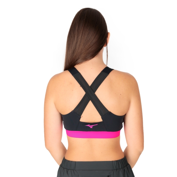 Mizuno Performance Sports Bra - Black/Pink