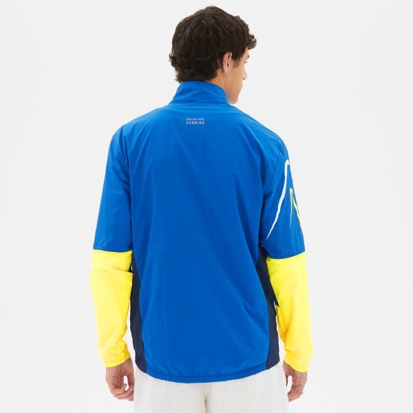 New Balance Graphic Impact Chaqueta - Cobalt