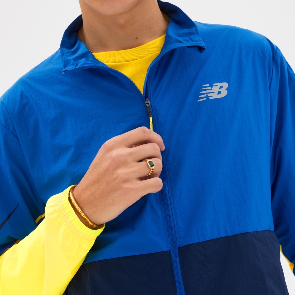 New Balance Graphic Impact Chaqueta - Cobalt