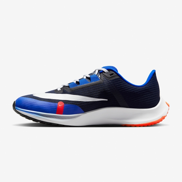 Nike Air Zoom Rival Fly 3 - Obsidian/Metallic Platinum/Racer Blue/White