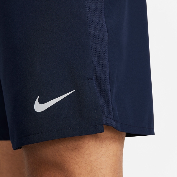 Nike Challenger 2 in 1 7in Shorts - Obsidian/Black/Reflective Silver