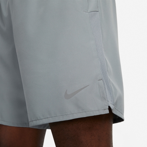 Nike Challenger 2 in 1 7in Shorts - Smoke Grey/Dark Smoke Grey/Reflective Silver