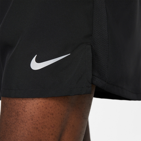 Nike Challenger 5in Shorts - Black/Reflective Silver