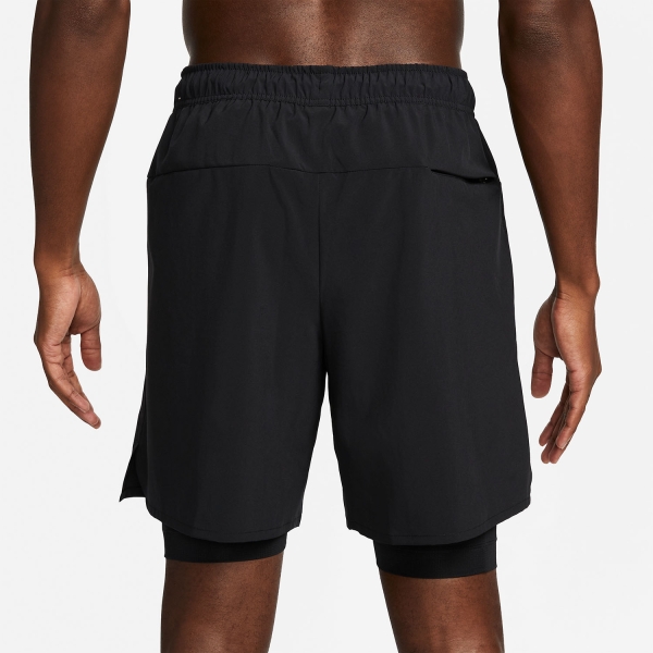 Nike Dri-FIT Unlined Fitness 2 in 1 7in Pantaloncini - Black