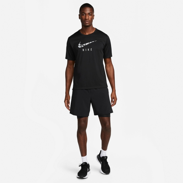 Nike Dri-FIT Unlined Fitness 2 in 1 7in Pantaloncini - Black