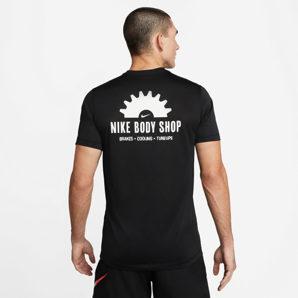 Nike Body Shop Logo Camiseta - Black