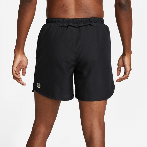 Nike Dri-FIT Challenger 5in Shorts - Black/Honeydew/Reflective Silver