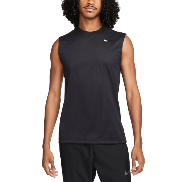 Men's Training Tank Nike DriFIT Legend  Black/Matte Silver DX0991010