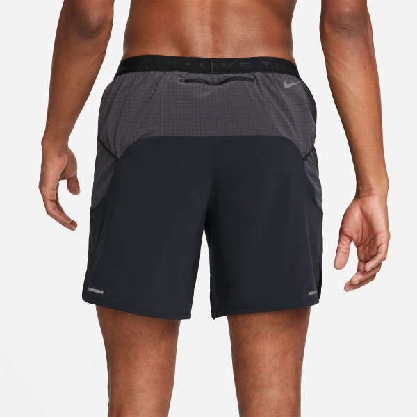 Nike Dri-FIT Second Sunrise 7in Shorts - Black/Dark Smoke Grey/White