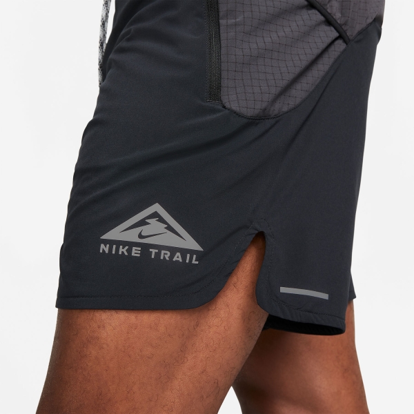 Nike Dri-FIT Second Sunrise 7in Shorts - Black/Dark Smoke Grey/White