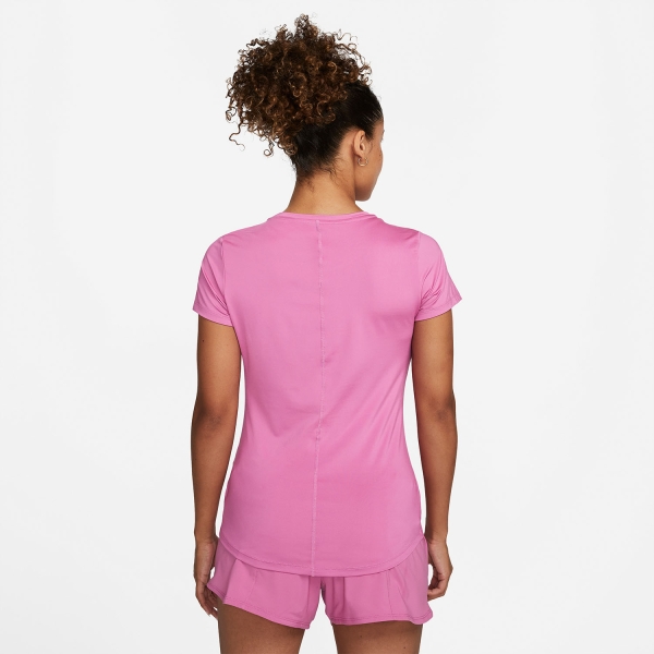 Nike Dri-FIT One Logo Maglietta - Cosmic Fuchsia/White