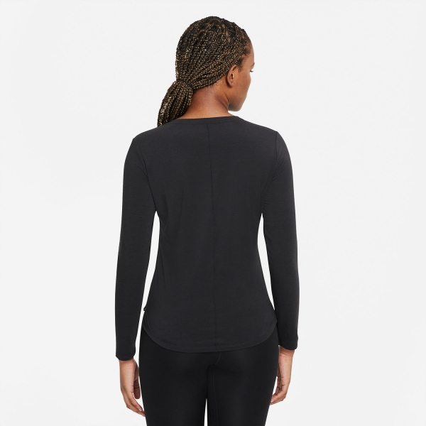 Nike Dri-FIT One Luxe Maglia - Black/Reflective Silver