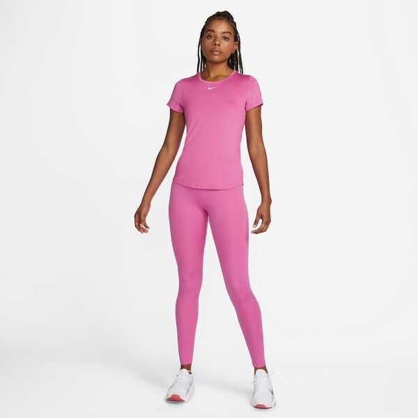 Nike Dri-FIT One Tights - Cosmic Fuchsia/White