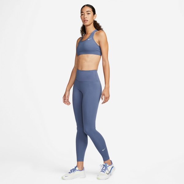 Nike Dri-FIT One Tights - Diffused Blue/White