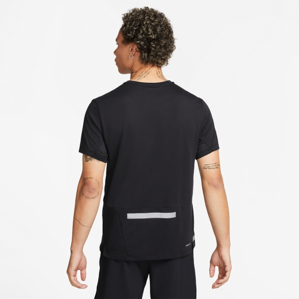 Nike Dri-FIT Run Division Rise 365 T-Shirt - Black/Reflective Silver