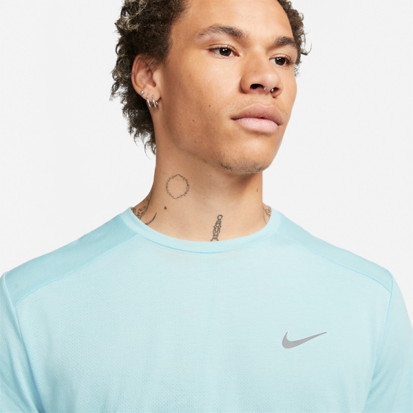 Nike Dri-FIT Run Division Rise 365 Camiseta - Ocean Bliss/Reflective Silver