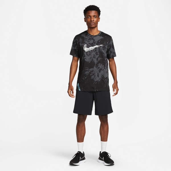 Nike Dri-FIT Run Division Logo T-Shirt - Black