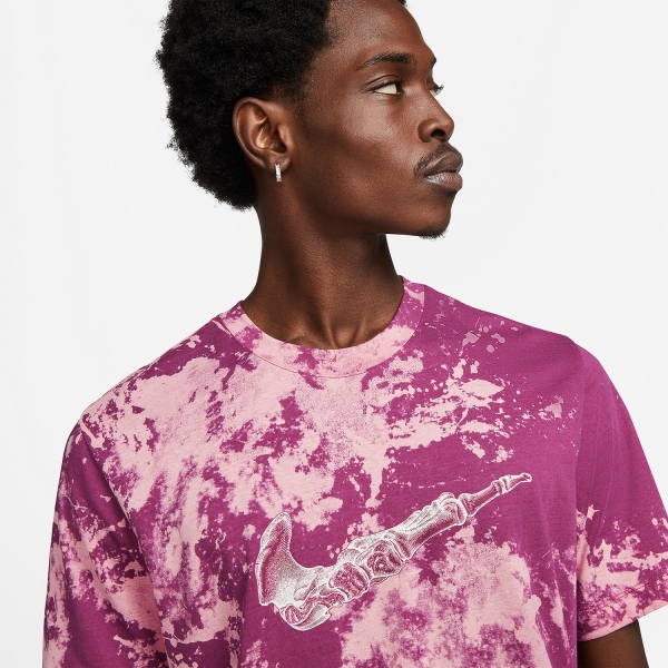 Nike Dri-FIT Run Division Logo T-Shirt - Pink Bloom