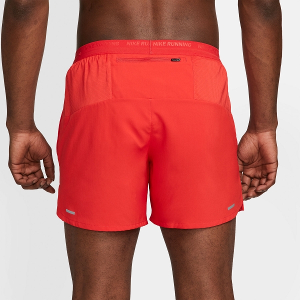 Nike Dri-FIT Stride 5in Pantaloncini - University Red/Black/Reflective Silver