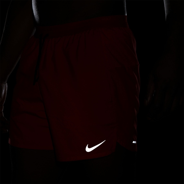Nike Dri-FIT Stride 5in Pantaloncini - University Red/Black/Reflective Silver