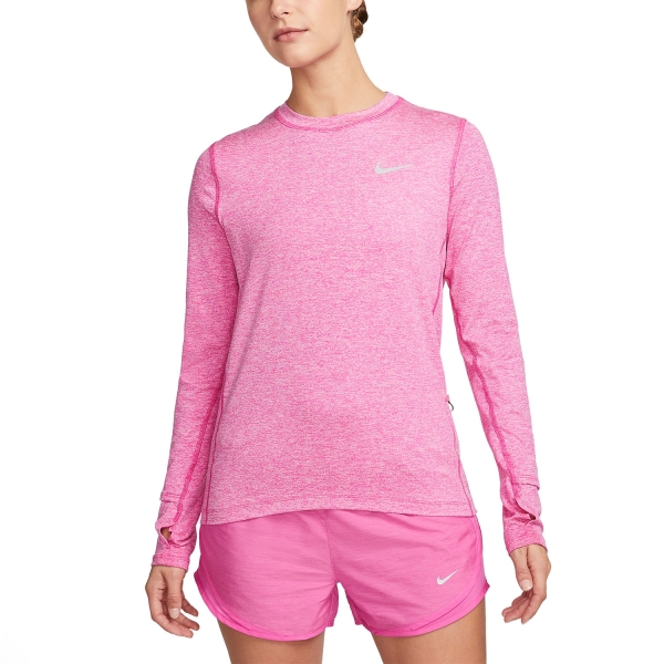 Camisa Running Mujer Nike Element Crew Camisa  Active Fuchsia/Reflective Silver CU3277623