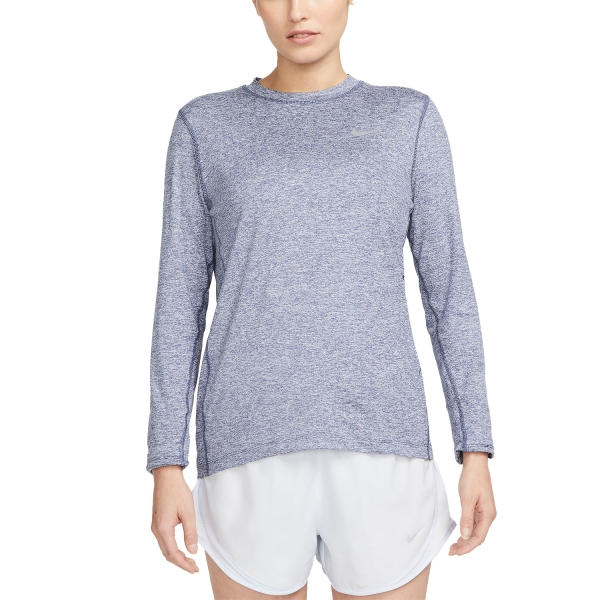Maglia Running Donna Nike Element Crew Maglia  Diffused Blue/Reflective Silver CU3277491