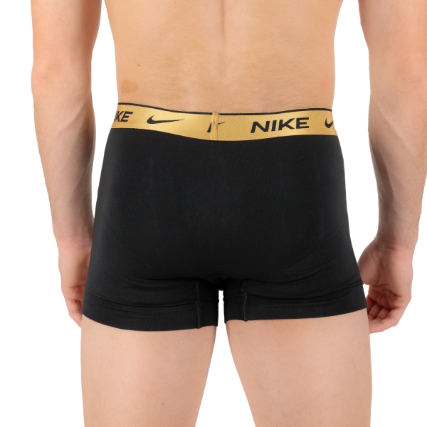 Nike Everyday Stretch x 3 Boxer - Black/Gold Wb/Silver Wb/Rose Gold Wb