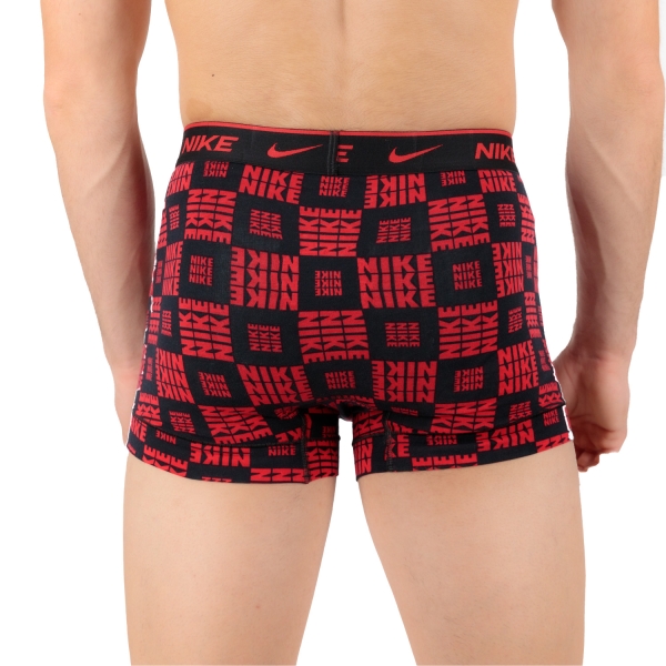Nike Everyday Stretch x 3 Boxer - Print/Uni Red/Black