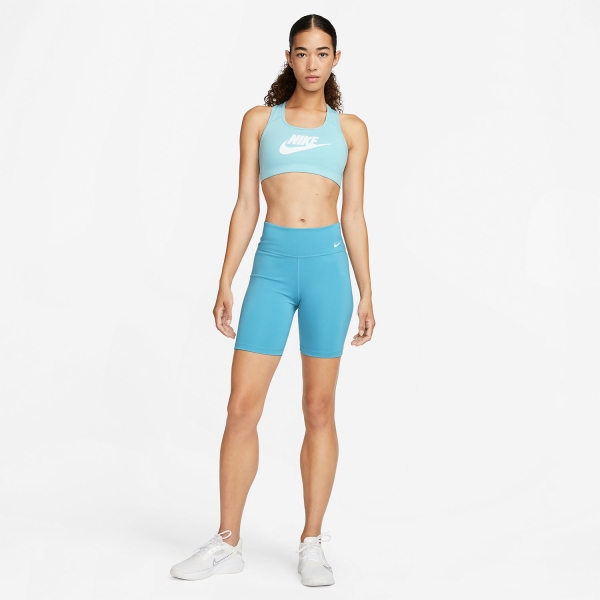 Nike Futura Sujetador Deportivo - Ocean Bliss/White