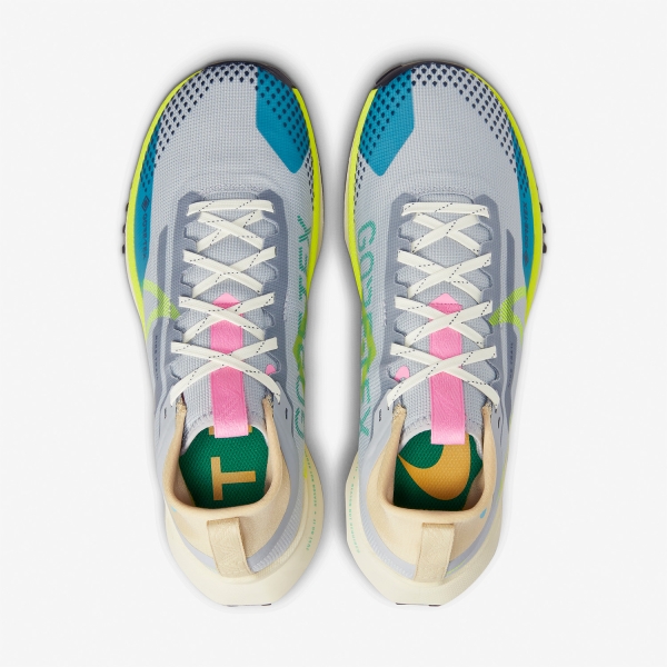 Nike React Pegasus Trail 4 GTX - Wolf Grey/Volt/Stadium Green/Baltic Blue