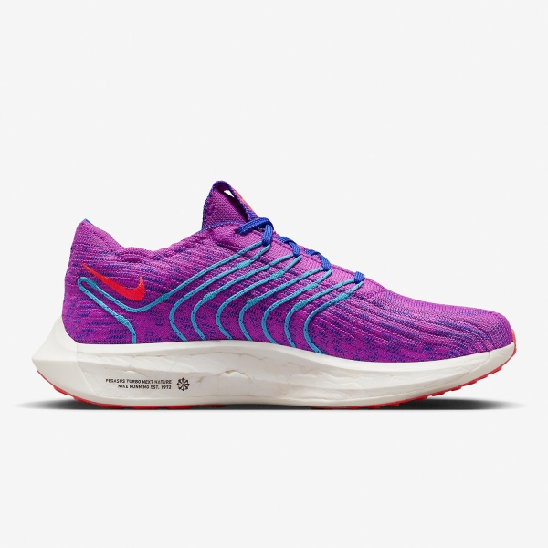 Nike Pegasus Turbo Next Nature - Fuchsia Dream/Bright Crimson/Racer Blue