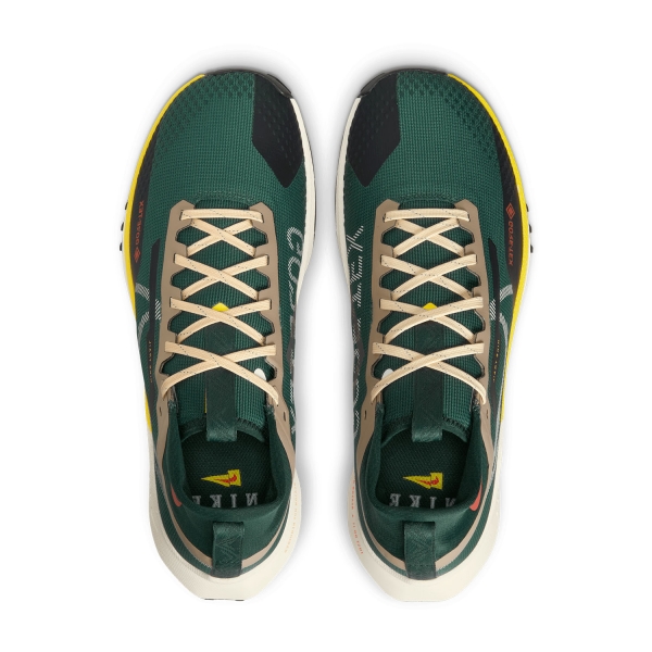 Nike React Pegasus Trail 4 GTX - Noble Green/Picante Red/Pro Green/Sail