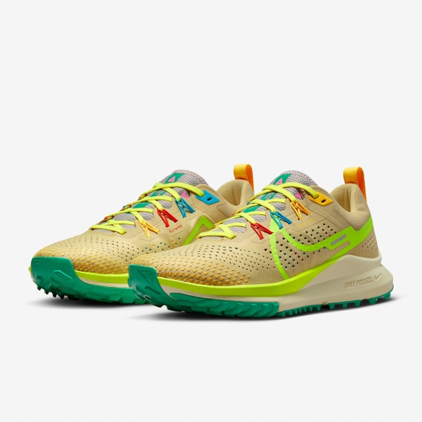 Nike React Pegasus Trail 4 - Team Gold/Volt/Baltic Blue/Stadium Green