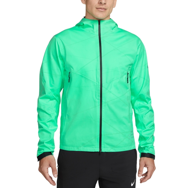 Men's Running Jacket Nike StormFIT Run Division Jacket  Green Glow/Black Reflective DQ6530342
