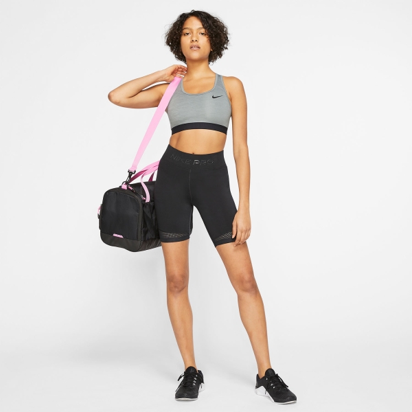 Nike Swoosh Sports Bra - Smoke Grey/Heather/Black