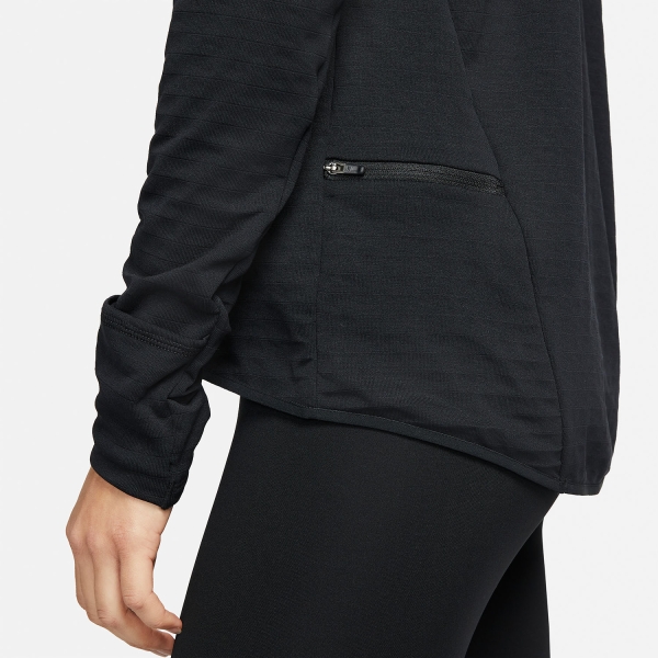 Nike Therma-FIT Element Maglia - Black/Reflective Silver
