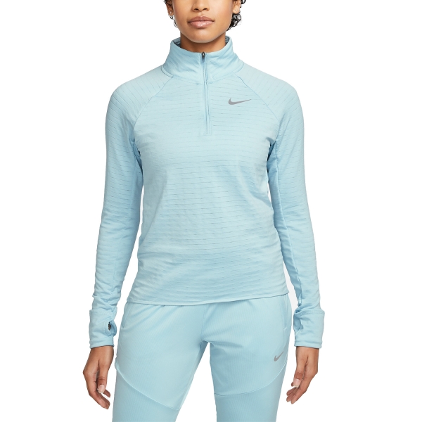 Women's Running Shirt Nike ThermaFIT Element Shirt  Ocean Bliss/Reflective Silver DD6799442